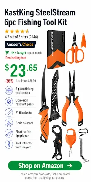 KastKing SteelStream 6pc Fishing Tool Kit
